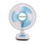 Dahan D2912RFB 12inch Multifunctional Rechargeable Table Fan-Blue