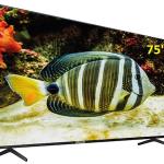 Dahan 75 Inch 4K Frameless Voice Control TV